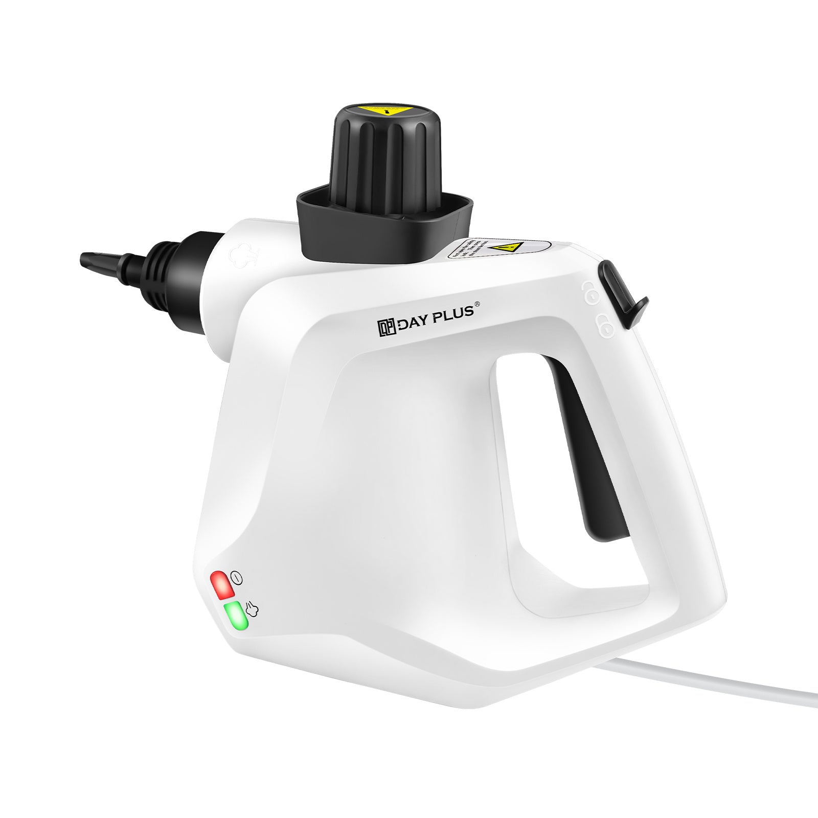 Pulitore a Vapore ad Alta Pressione per Auto, Macchina Vaporizzante 850W con Cavo di Alimentazione da 2.5m, Pistola a Vapore con Kit di 9 Accessori per la Rimozione di Macchie Multi-Superficie di Divani, Cucine, Piastrelle, Finestre, Tende, Moquette