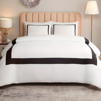 Completo Copripiumino in Microfibra Morbido di Lusso con Federe - Biancheria da Letto Qualità Hotel Senza Bisogno di Stirare