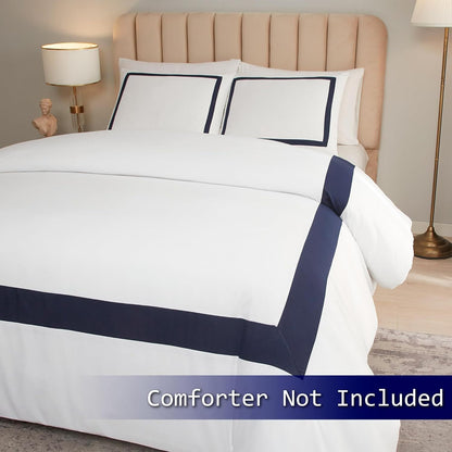 Completo Copripiumino in Microfibra Morbido di Lusso con Federe - Biancheria da Letto Qualità Hotel Senza Bisogno di Stirare