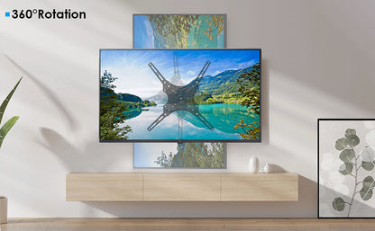 Supporto TV Universale da Muro Girevole e Inclinabile per TV Piatti o Curvi da 81.28-139.7 cm o Monitor