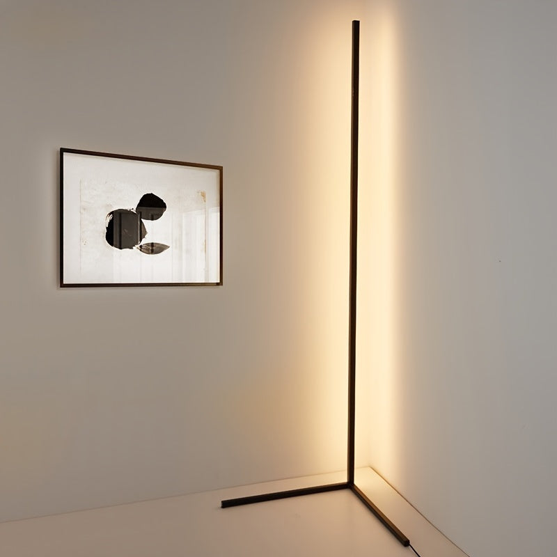 Lampada da angolare 1/2 pz, Lampada da a LED con cambio colore, Regolabile 56 pollici (circa 142 cm) con sincronizzazione musicale, Lampada angolare moderna per illuminazione d'atmosfera, con telecomando e controllo tramite APP, Modalità creativa fai da t