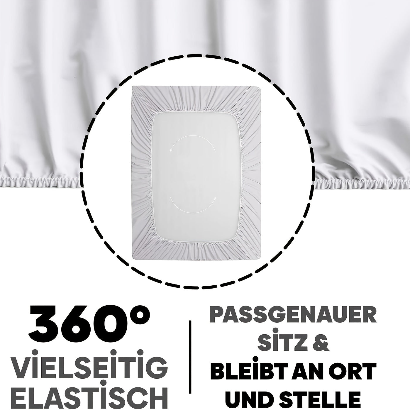 2 Pezzi Lenzuolo Jersey 100% Cotone 130gsm, Lenzuolo con Angoli Elastici, Gonna 30cm, Ipoallergenico, Traspirante, Adatto per Camera da Letto, Dormitorio e Camera degli Ospiti, Lavabile in Lavatrice, Biancheria da Letto Jersey
