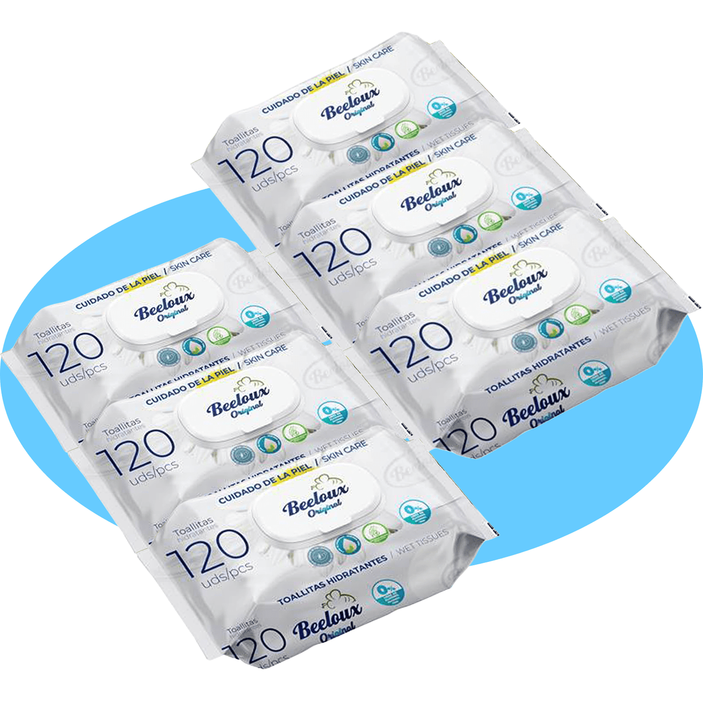 Salviette Umide in Fibra Ultra-Morbida per Cura Profonda e Idratazione, Ideali per Pelli Sensibili, Profumo Fresco, Confezioni da 3/6/9/12 Unità, 360/720/1080/1440 Salviette - Bestline