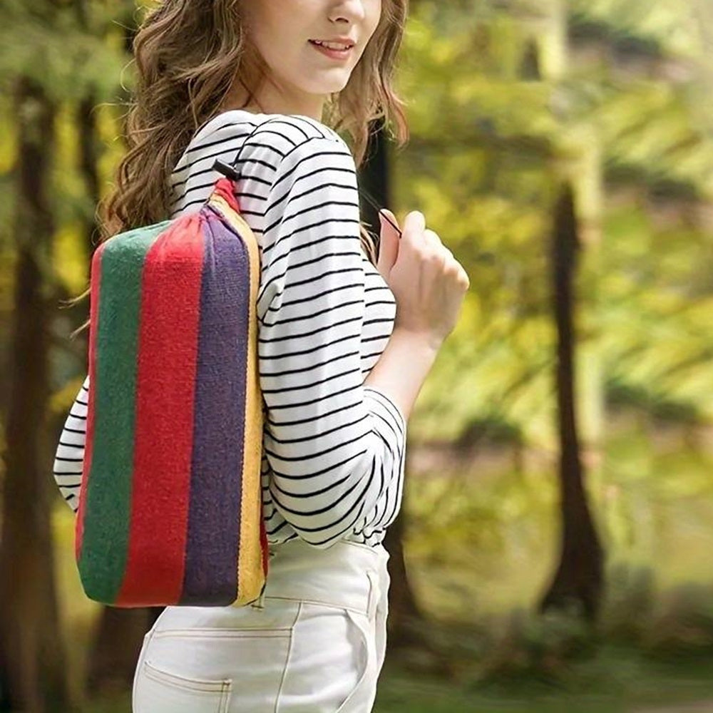 Amaca Multicolore Ultraleggera da Giardino Viaggio e Campeggio
