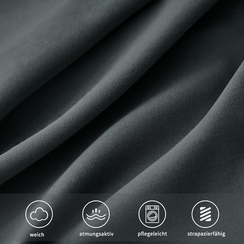 Lenzuolo con angoli 1 pz 100% cotone , 130 g/m², completamente in cotone con pannello cuscino da 30 cm, ipoallergenico, traspirante, adatto per camere da letto, dormitori e camere degli ospiti, biancheria da letto lavabile in lavatrice con angoli elastici