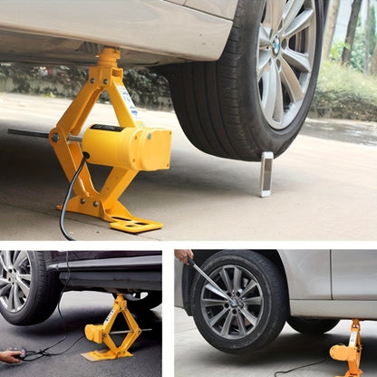 Cric Auto Elettrico, Cric Portatile per Auto da 2 Ton 12 Volt, Kit di Ricambio e Riparazione per Ruota e Sospensione