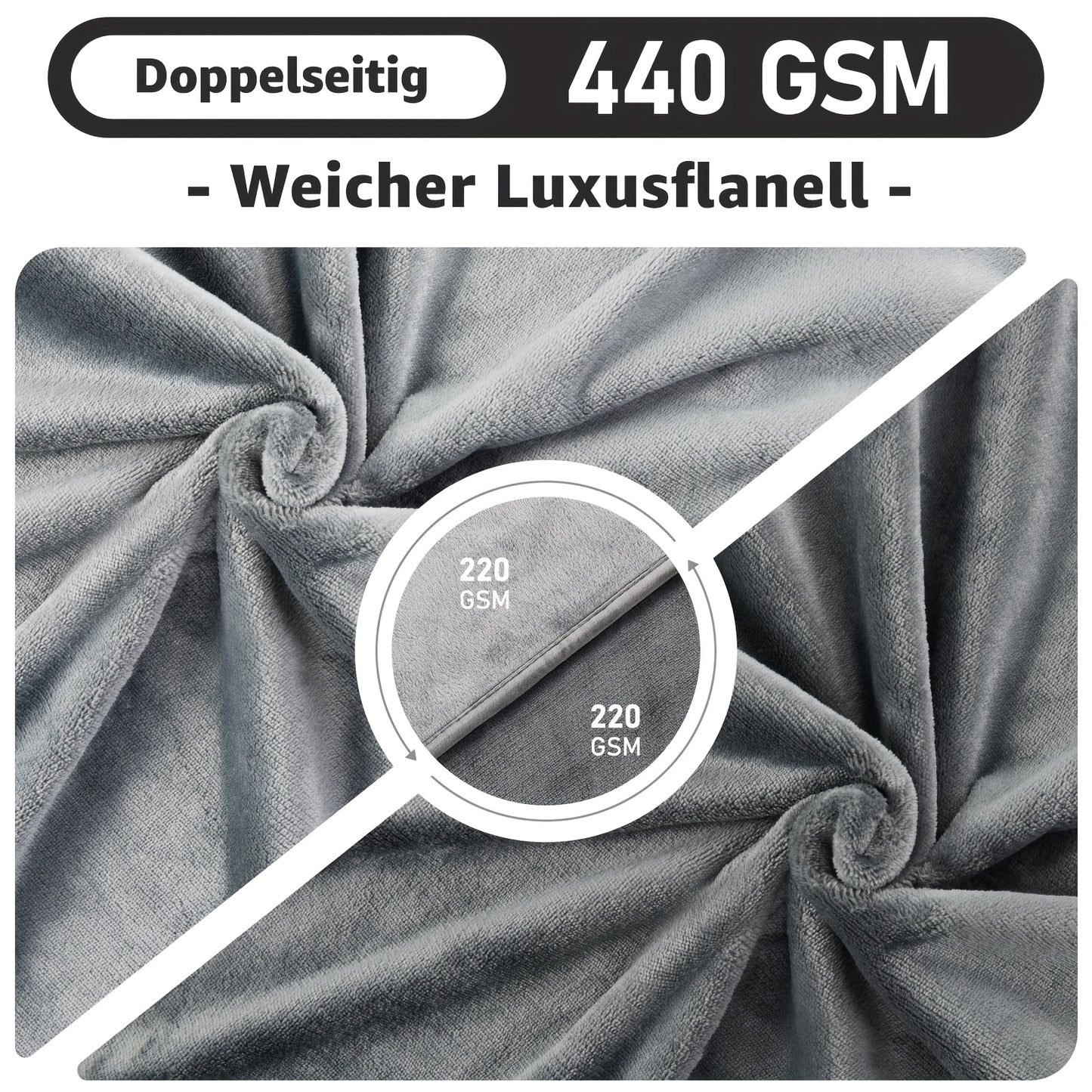 Coperta per letto LOOBANI: Utilizzabile su entrambi i lati con morbida coperta in flanella per letto matrimoniale, dimensioni 229cm * 203cm/205cm * 153cm, coperta a prova di perdite/schizzi per animali domestici, adatta per divano, protezione del sedile,