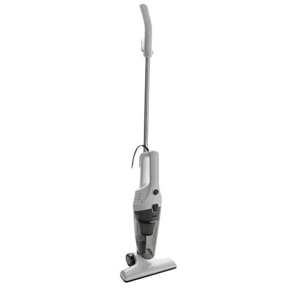 Aspirapolvere verticale senza sacco 800W 17 kPa Filtro EPA 11 Contenitore per polvere trasparente 0.6L Tubo metallico robusto Manico staccabile Cavo lungo da 7 metri Include spazzola per pavimenti duri e bocchetta a spina di pesce per una pulizia precisa