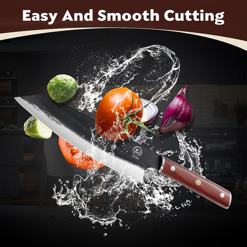 Coltello da cucina affilato, coltello da chef da 33 cm, coltello professionale, coltello da chef, coltello da cucina per sushi per casa/ristorante