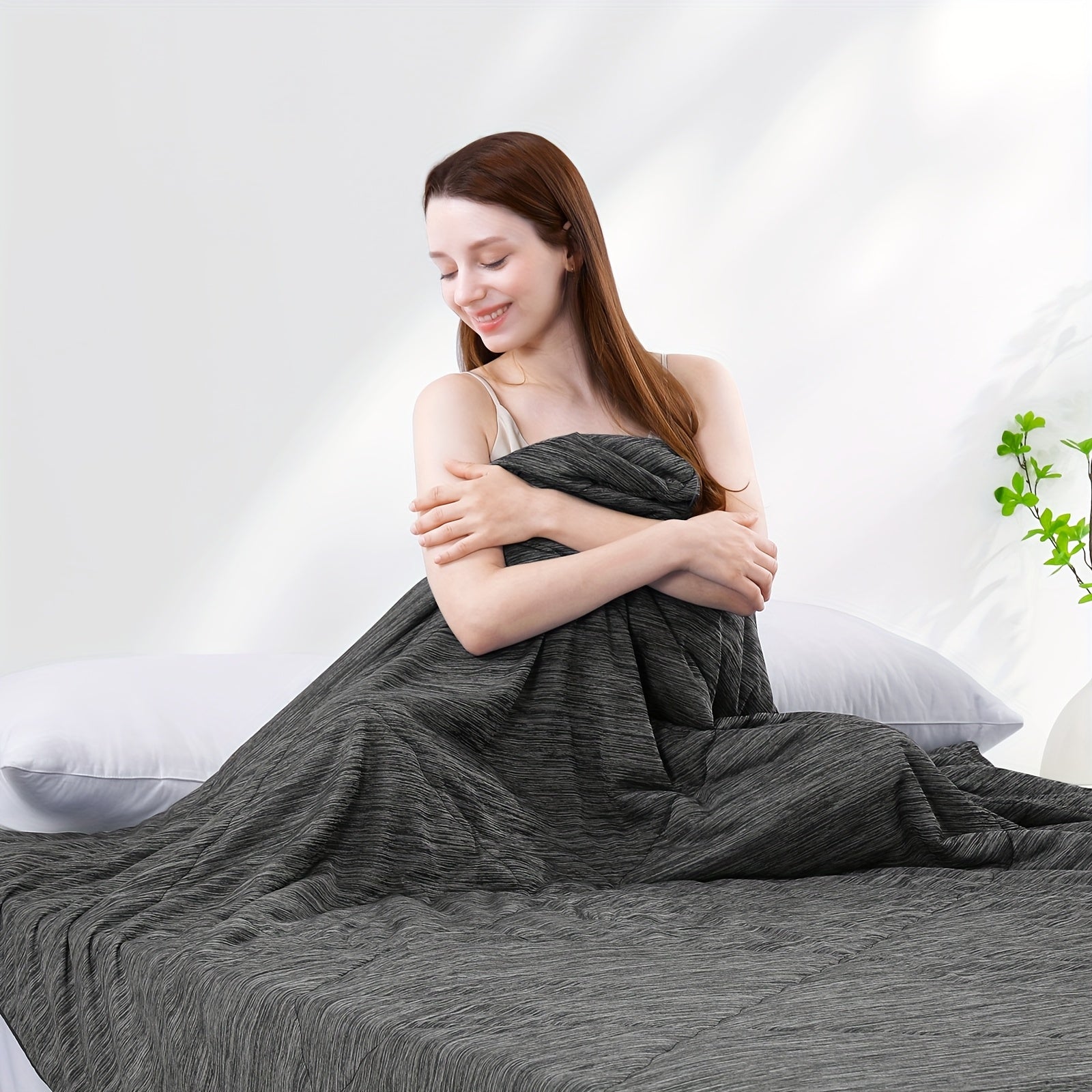 1 pz Elegear Coperta Rinfrescante Taglia, Trapunta Rinfrescante con Q-Max > 0.45 Fibra Rinfrescante Arc-Chill, Coperta Estiva Fresca per Dormire per Chi Sudore Notte e Chi Soffre del Caldo (100*150, 150*200, 200*220, 274*229)