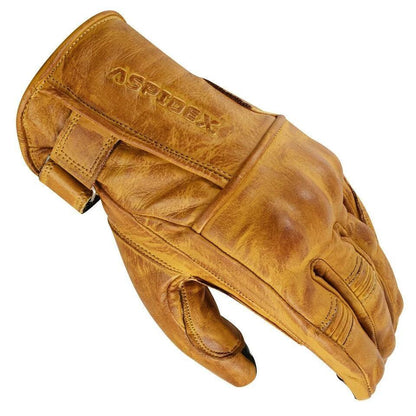 Guanti Moto in pelle uomo ASPIDEX WAX Vintage