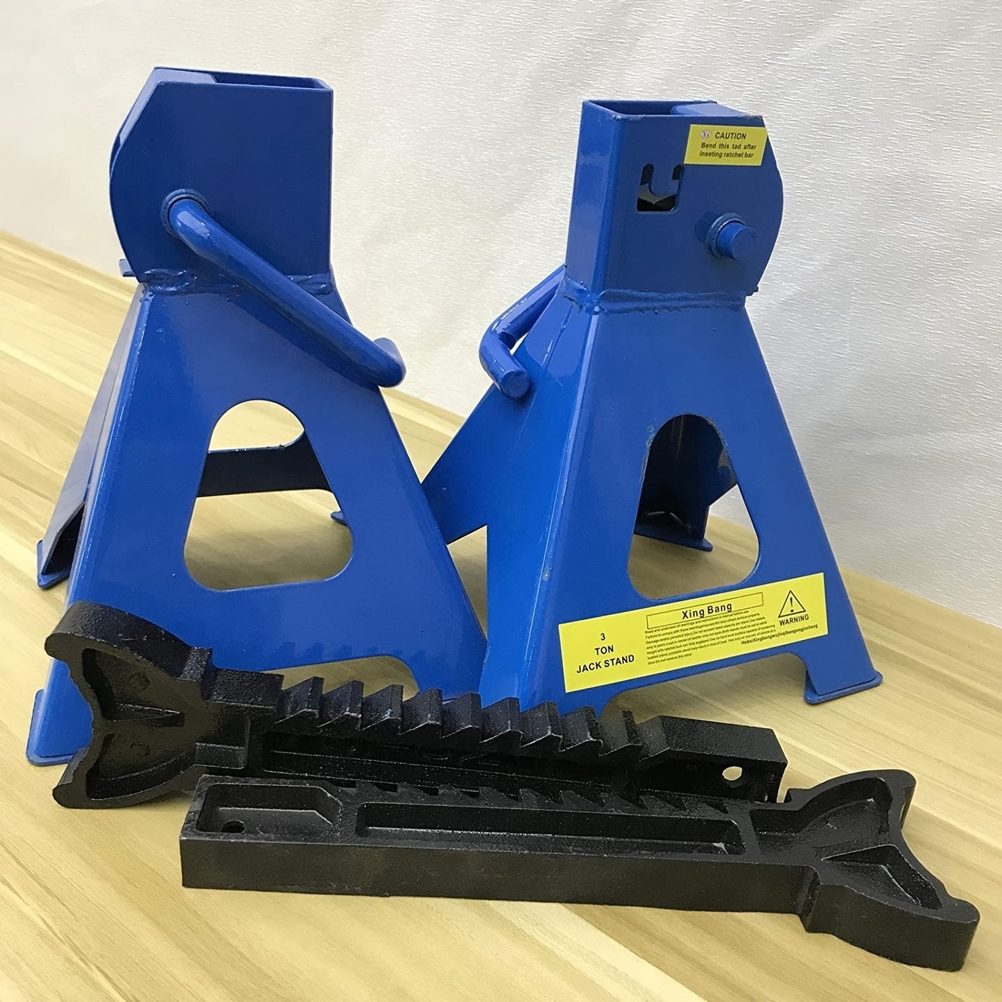 Cavalletti per assi a cricco a 3 tonnellate, cavalletto per assi a carrùcolo, caratteristica auto, cavalletti per assi per auto e furgone da 3 tonnellate per sollevamento di emergenza, cavalletto per caravan, strumento di sollevamento, supporto di solleva