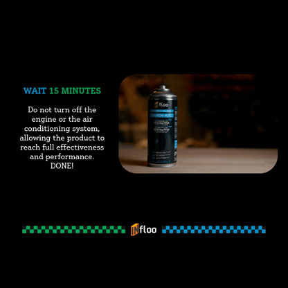 Infloo Kit Sigillante Gassoso R134A 5W1 per Climatizzazione, Asciugatore UV, Bombola Gassosa Refrigerante per Auto Fino al 2016, Servizio Aria Condizionata Indipendente, Raffreddamento Rapido e Sigillatura