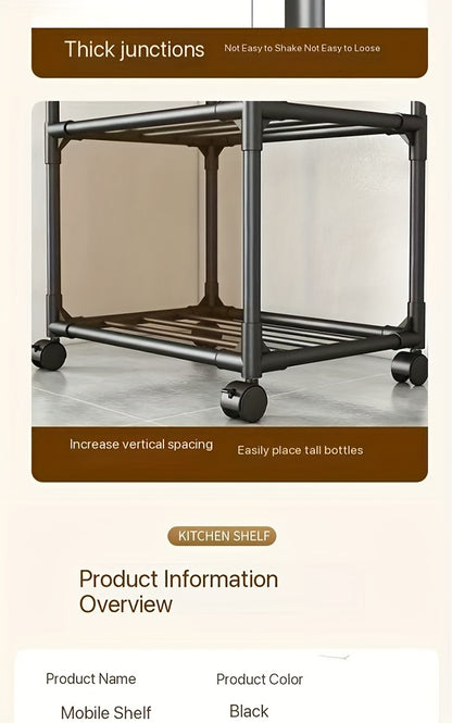Scaffalatura verticale versatile a 6 ripiani per riporre oggetti in casa, adatta per cucina, bagno e camera da letto. Facile da montare e utilizzabile in più scenari., Scaffale autoportante