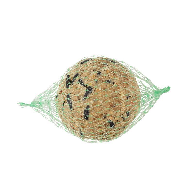 Palla di Grasso per Uccelli Selvatici, Cibo Invernale per Uccelli, Miscela di Semi e Cereali, 1 Pezzo, 90g