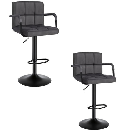 Sgabelli da bar, sgabello da bar girevole a 360° con altezza regolabile, sedia da reception, sgabelli da bancone moderni con schienale e poggiapiedi, sgabelli da bar ad altezza bancone, adatti per ufficio, bar, cucina, sala da pranzo, per regalo, regalo p