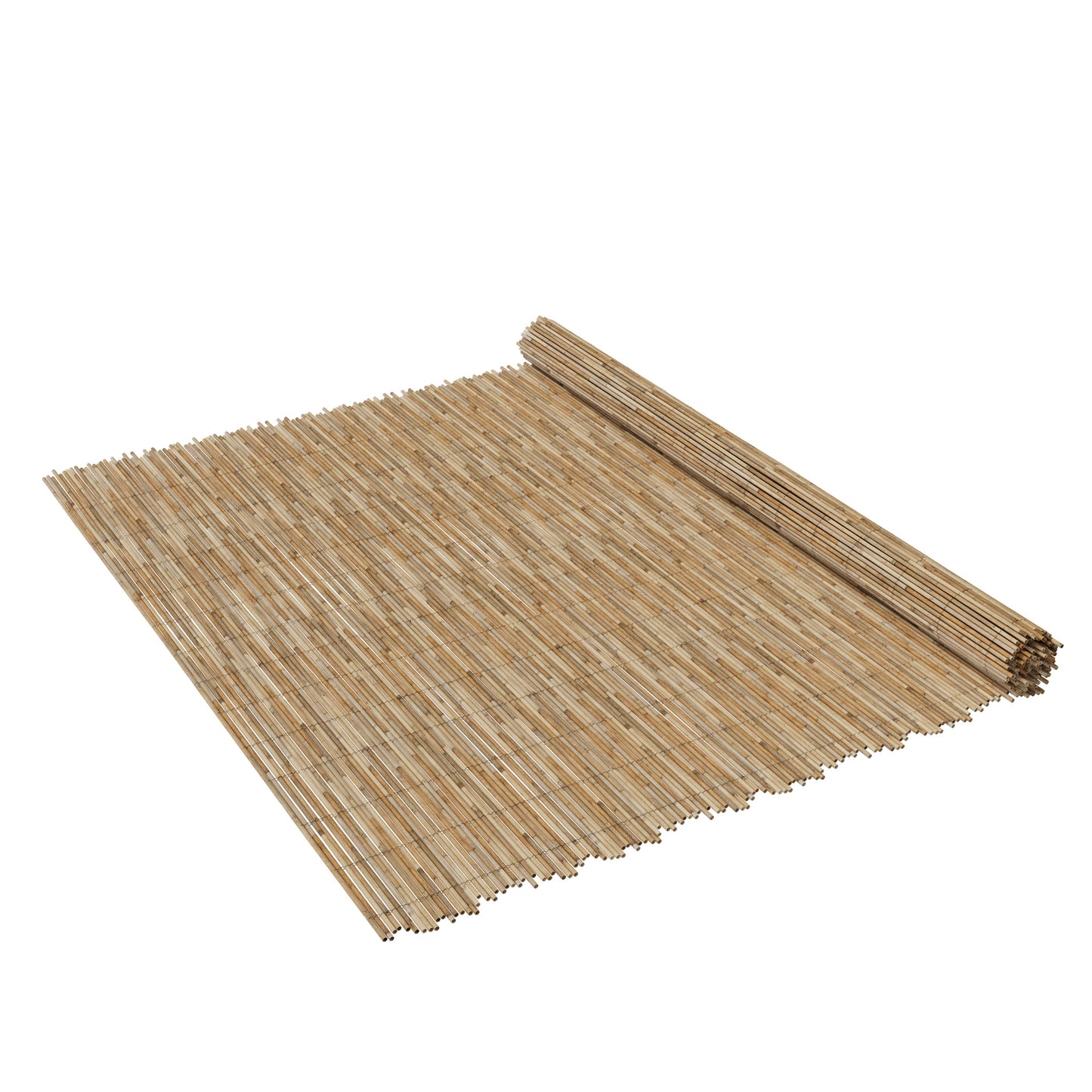 Schermo Privacy in Canne, Tappeto Naturale in Canne per Recinzione da Giardino, Protezione dal Vento per Balcone, Schermo Privacy da Esterno, Intrecciato con Filo Zincato, Installazione Facile, 80/90/120/160/180/200 X 300cm
