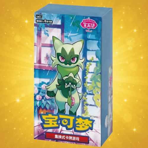 Display Pokémon - Gem Pack Vol.5 CBB5C - Display di 18 Pack - Carte Pokémon in cinese semplificato - Scatola sigillata ufficiale - 100% autentico