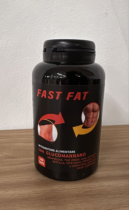Integratore Naturale con Estratti Vegetali – Glucomannano, Tè Verde, Guaranà, L-Carnitina, Garcinia e Bromelina – 120 Capsule Made in Italy – Spedizione veloce da magazzino locale