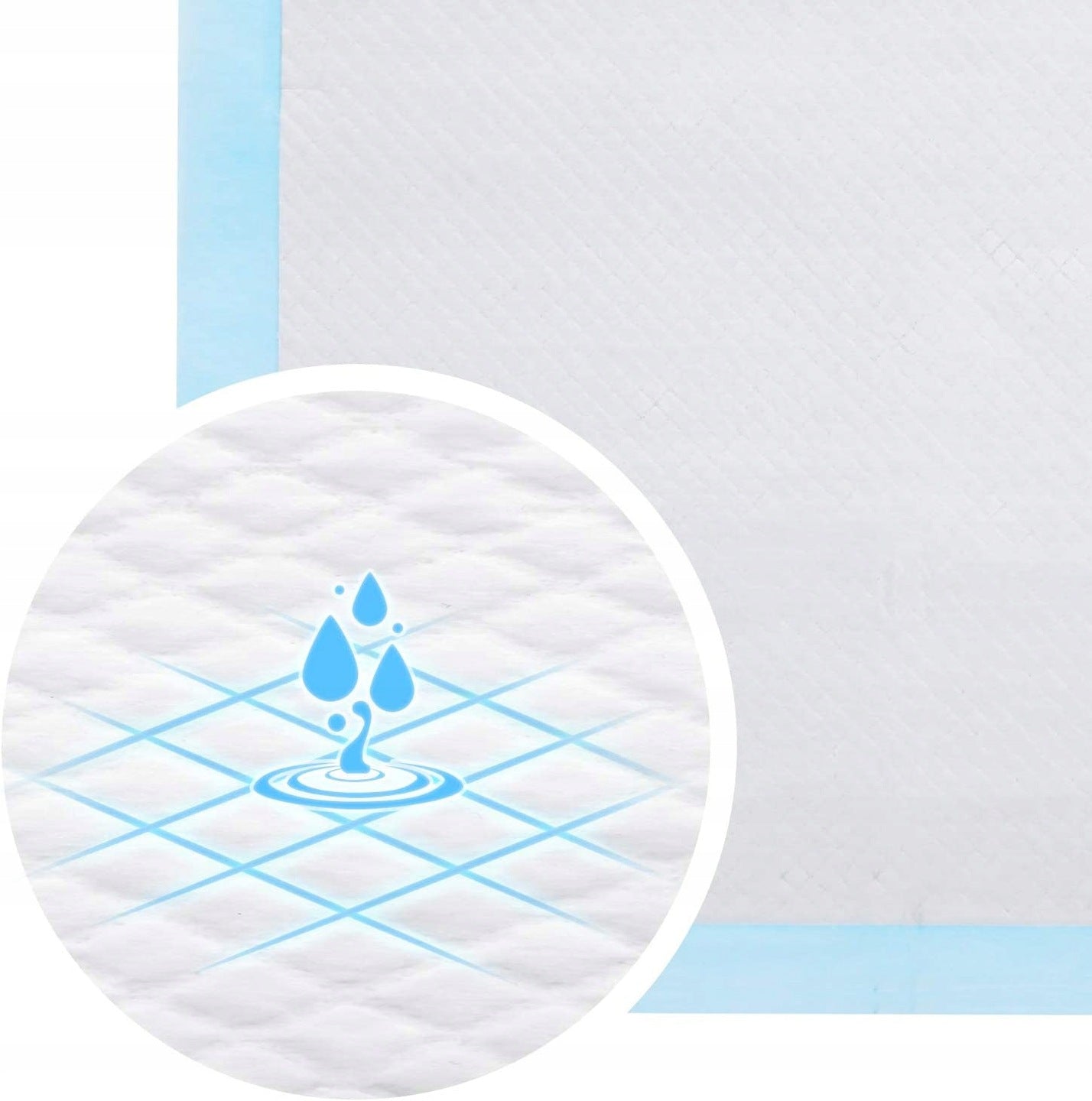 100 Pezzi Salviette Igieniche, Misura 40x60, Perfette per il Cambio del Pannolino, Cura di Anziani e Animali Domestici, Assorbenti, Alta Assorbenza, Protezione a 5 Strati, Morbide, Antigoccia, Sicure e Comode Salviette Monouso per Uso Quotidiano a Casa e