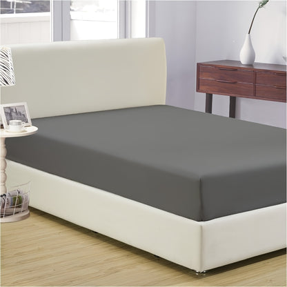 Lenzuolo con angoli elastici 1 pz in jersey di cotone bambù, lenzuolo con angoli elastici in misto cotone jersey, lenzuolo con angoli elastici/coprimaterasso/copriletto con angoli elastici su tutto il perimetro, realizzato in morbido e traspirante materia