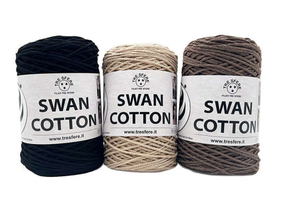 Cordino Swan Cotton in cotone per borse e uncinetto