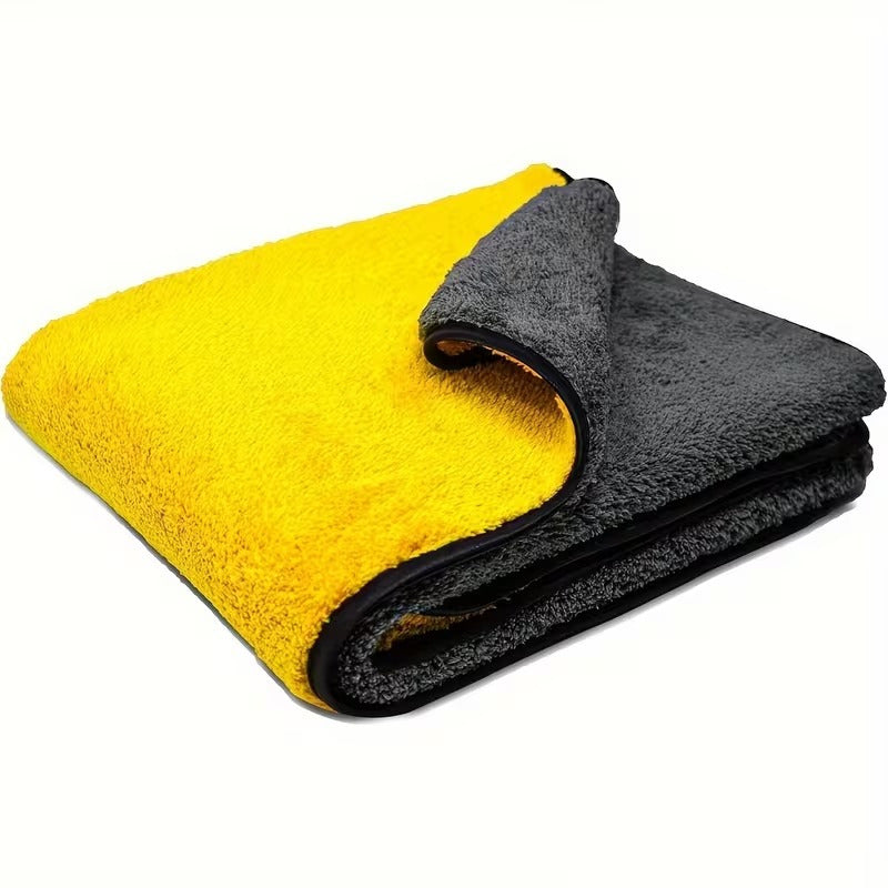Asciugamani grandi in microfibra per asciugare l'auto 90 cm x 60 cm, assorbenti, ad asciugatura rapida, per la pulizia delle superfici esterne della moto, 800 g/m²