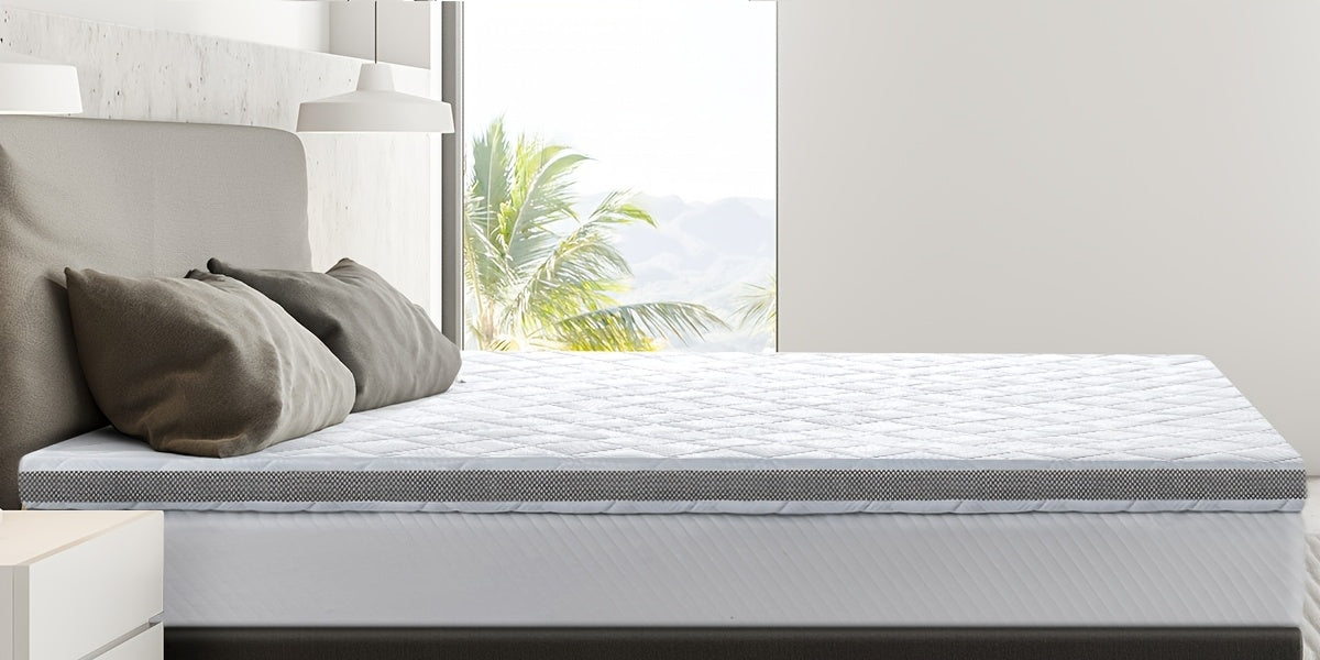 Bedstory Gel Topper H3/H4 H5/H6 Realizzato con Nucleo in Schiuma Fredda Alta 7.5 cm, Rivestimento Traspirante in Rete 3D, Comodo Topper per Materasso per Letti a Scomparsa e Letti/Divani Letto Scomodi 80X200 90X200 100X200 120X200 140X200 160X200 180X200
