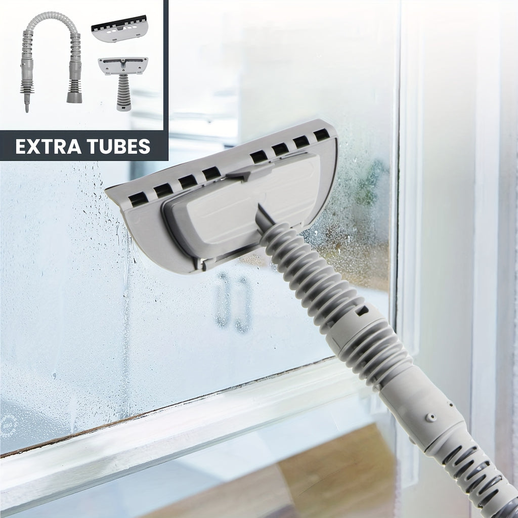 SUPERLEX Pulitore a Vapore Portatile, Essenziali per la Pulizia di Natale e Regalo Perfetto per Natale, Vapore ad Alta Pressione da 3.5Bar con Serbatoio Acqua da 350Ml, Ugello Girevole a 180°