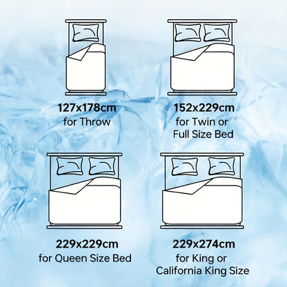 Coperte Rinfrescanti per Chi Suda - Coperta Estiva Sottile Leggera Traspirante Morbida a Doppia Faccia Coperta Potenziata per Letto Divano Sofà, Mantiene Fresco per il Sudore Notturno