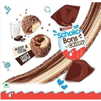 2Nd Set Kids Crispy Chocolate Bars - Medio 2X67G - Crispy Chocolate Bars con riempimento di cioccolato cremoso