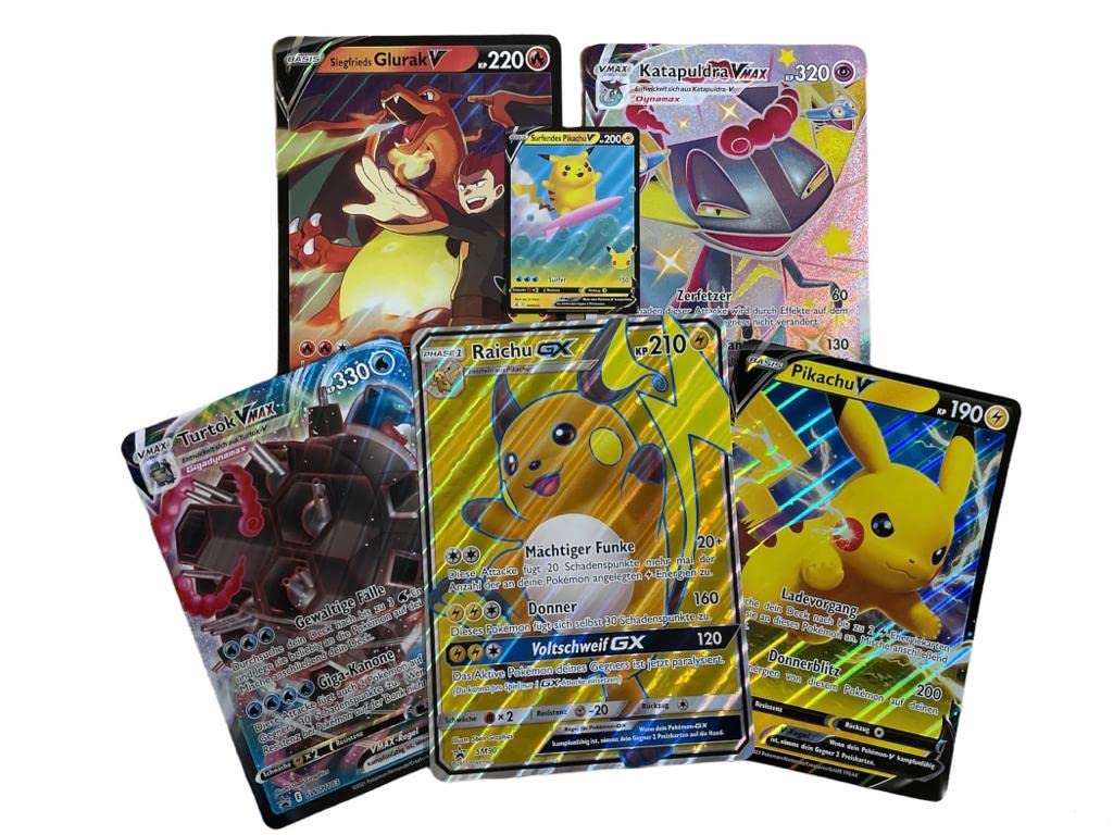 Pokémon XXL Inglese 2-Pack Jumbo Oversized Casualità Casuale V/VMAX/HOLO/EX/GX