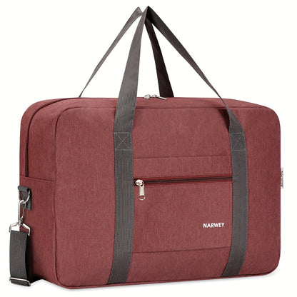 Borsa da Viaggio Sotto-Sedile per Uomini e Donne - Leggera e Compatibile con Aerei/Gate, con Tracolla Regolabile, Cuciture Rinforzate e Multi-Scomparto - Capiente e Resistente, Ideale per Viaggi, Weekend e Idea Regalo 2025