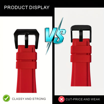 Orologi da polso da uomo H, movimento al quarzo ad alta precisione, cinturino in silicone, impermeabile, calendario, design multifunzionale, orologi da uomo eleganti