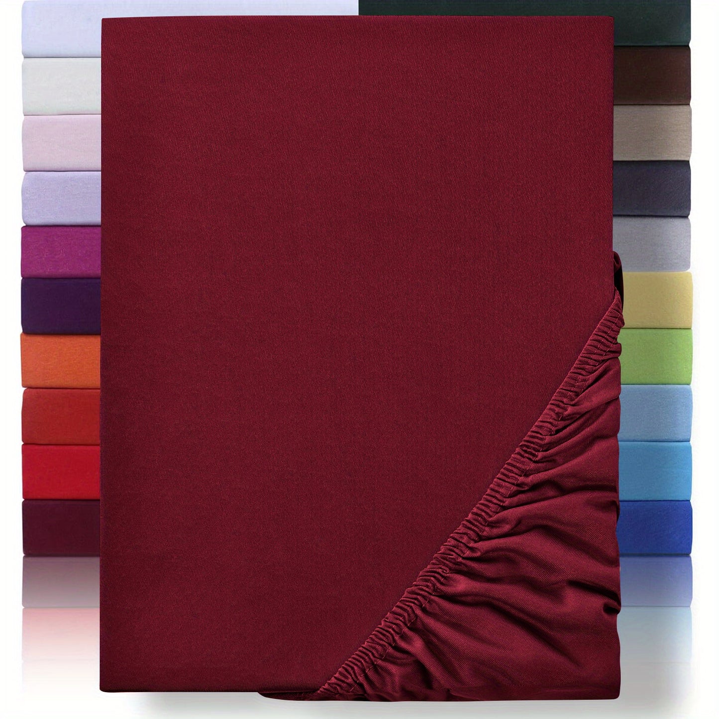 Lenzuolo con angoli 1 pz 100% cotone , 130 g/m², completamente in cotone con pannello cuscino da 30 cm, ipoallergenico, traspirante, adatto per camere da letto, dormitori e camere degli ospiti, biancheria da letto lavabile in lavatrice con angoli elastici