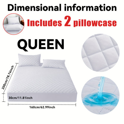 Set di lenzuola con angoli multicolore da 2/3 pezzi, protezione per materasso con lenzuolo con angoli, set completo antiscivolo, ideale per hotel, casa, camera degli ospiti, camera da letto, copertura completa