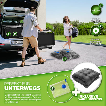 Tillvex® Poltrona Reclinabile Pieghevole Fino a 200Kg Lettino Parasole da Esterno per Giardino con Cuscino Resistente alle Intemperie Balcone, Giardino & Terrazza Lounge Esterno Regolabile con Imbottitura Spessa Poltrona Reclinabile Pieghevole Extra Larga