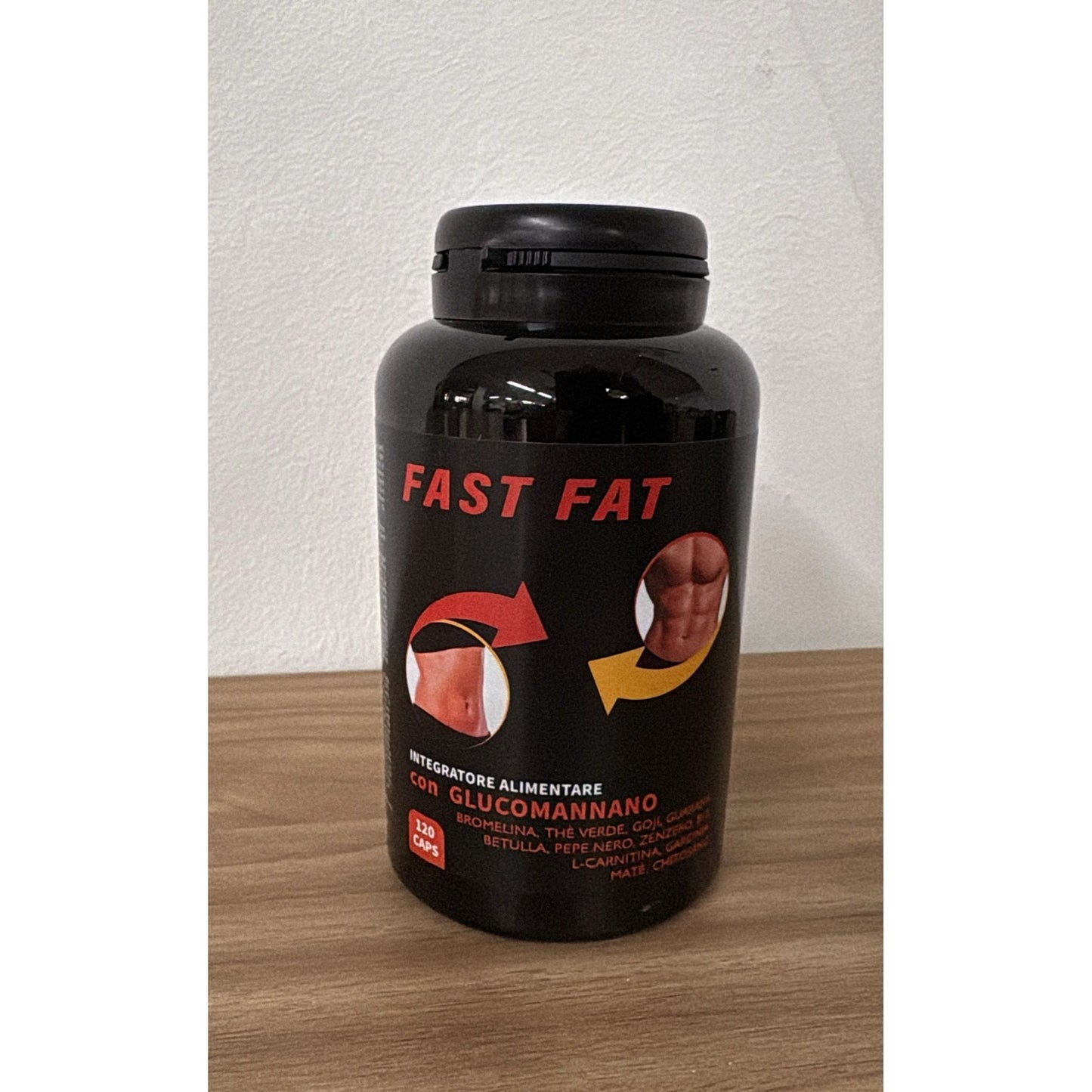 Integratore Naturale con Estratti Vegetali – Glucomannano, Tè Verde, Guaranà, L-Carnitina, Garcinia e Bromelina – 120 Capsule Made in Italy – Spedizione veloce da magazzino locale