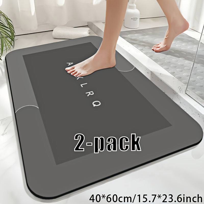 Tappetino da Bagno in Diatomite Super Assorbente - Asciugatura Rapida, Antiscivolo e Assorbente, Morbido e Comodo, Adatto per Bagno, Doccia, Lavanderia, Camera da Letto, Soggiorno, Ingresso, Cucina e Bagno Camper