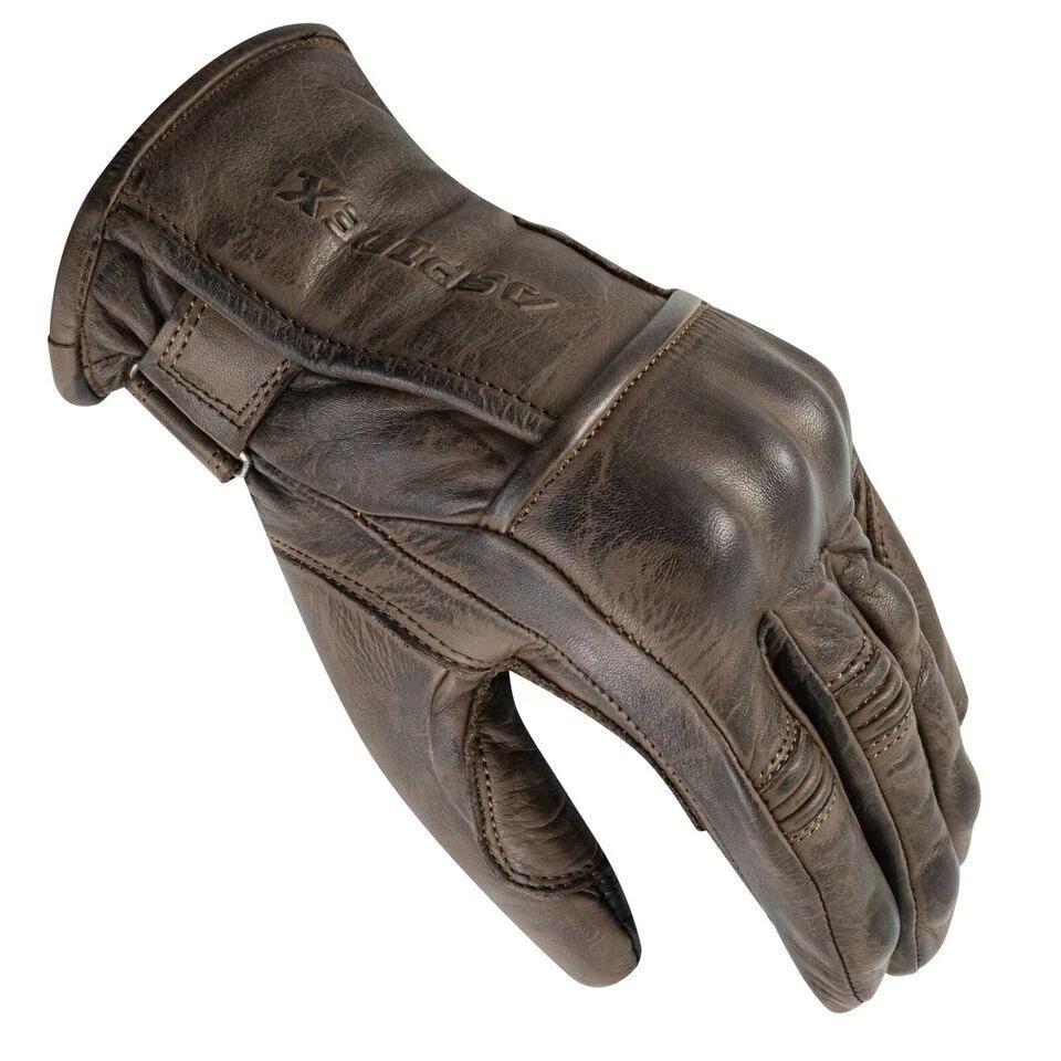 Guanti Moto in pelle uomo ASPIDEX WAX Vintage