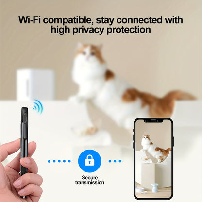 1080P Fotocamera a Forma di Penna Portatile con Batteria Integrata, Registrazione Video Intelligente con Rilevamento Movimento AI, Lunga Autonomia, Scrittura, Riporto Riunioni e Lezioni, Supporto fino a Scheda SD 256G