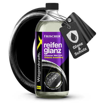 Lucido per pneumatici 500 ml - Trattino professionale per pneumatici