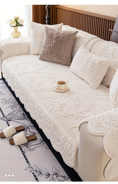 1 Copridivano in Peluche con Stampa Leopardata - Spesso, Caldo, Fintartan, Adatto agli Animali Domestici e Antiscivolo, Protezione per Divano per Soggiorno, Camera da Letto, Ufficio, Adatto a Diverse Dimensioni di Divano, Copridivani per Soggiorno