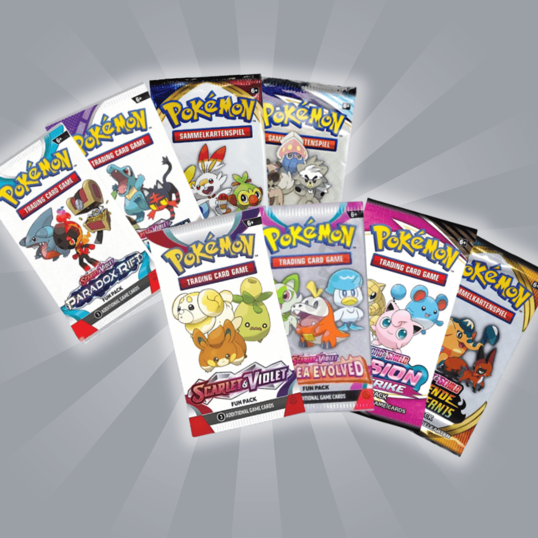 Pokémon Funpack 1 Mini-Pack con 3 Carte da Collezione TCG Originali