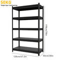 Scaffale portaoggetti in metallo regolabile a 1 pezzo, robusto, a 3/4/5 ripiani, per garage, accessori da viaggio, articoli essenziali da viaggio, adatto per viaggi e uscite, magazzino, cantina, dispensa - Scaffale organizzatore multiuso