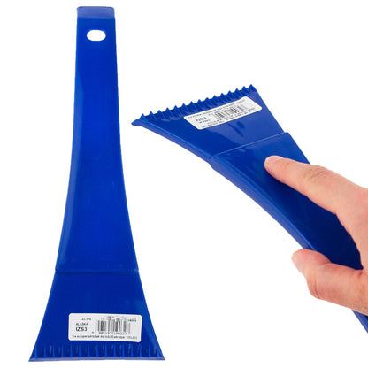 Raschietta per ghiaccio in plastica lunga per parabrezza auto con rimuovi ghiaccio