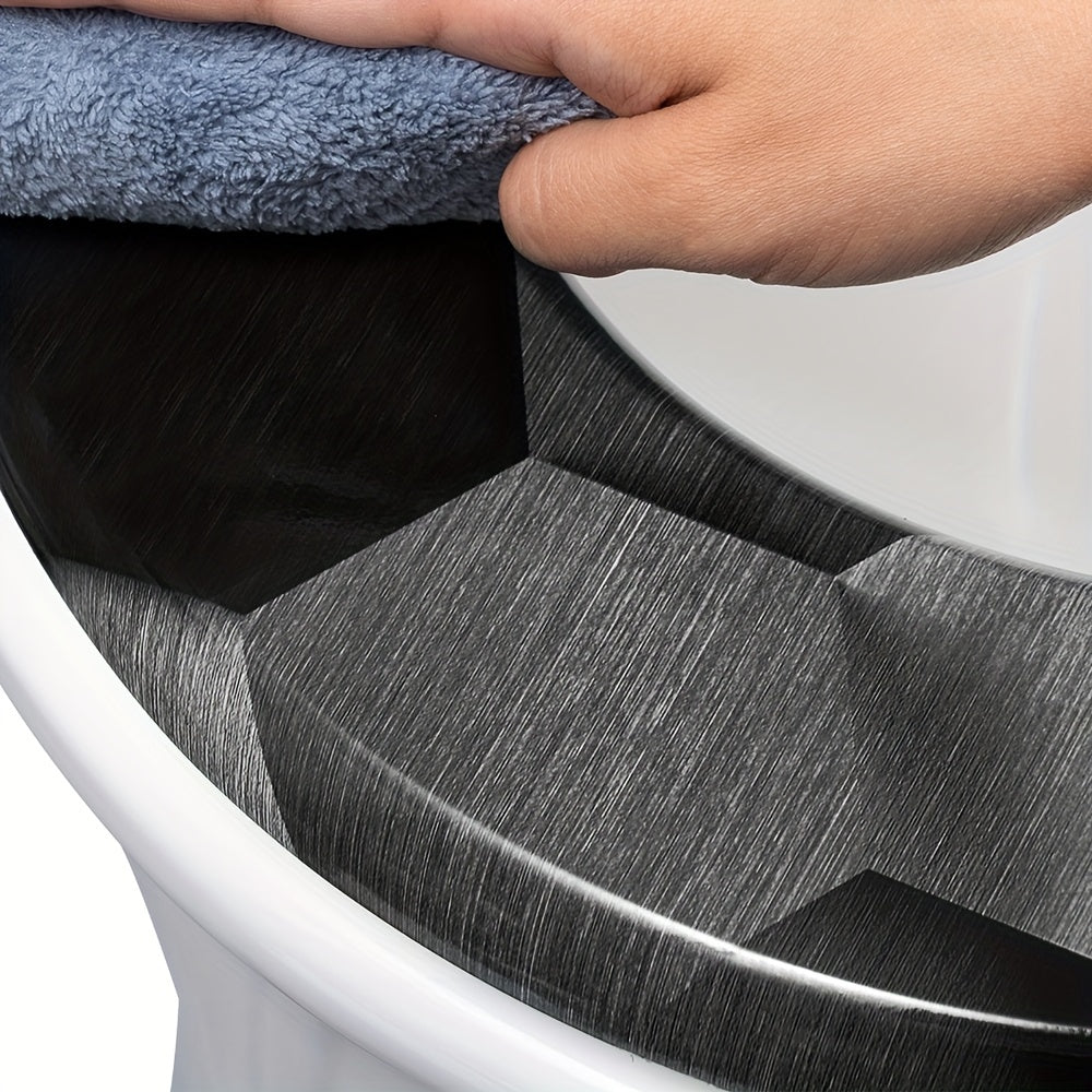 Copriwater con chiusura soft, sedile WC forma O in MDF, copriwater con motivo, sedile WC coperchio WC, facile installazione dal basso, capacità di carico fino a 175 kg