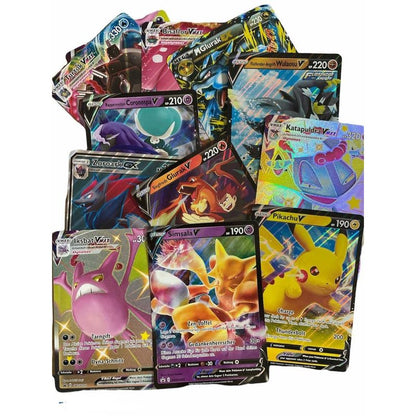 Pokémon XXL Inglese 2-Pack Jumbo Oversized Casualità Casuale V/VMAX/HOLO/EX/GX