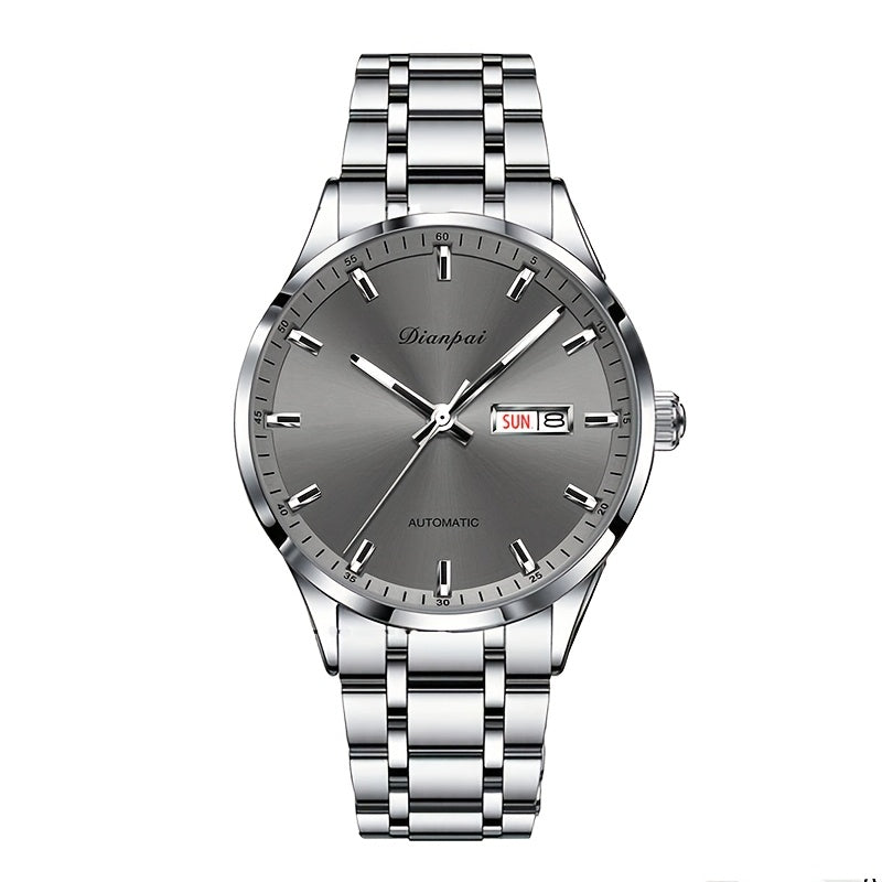 Dianpai Orologio meccanico automatico da donna, sofisticato ed elegante, con un design sportivo casual e alla moda, perfetto come regalo di compleanno
