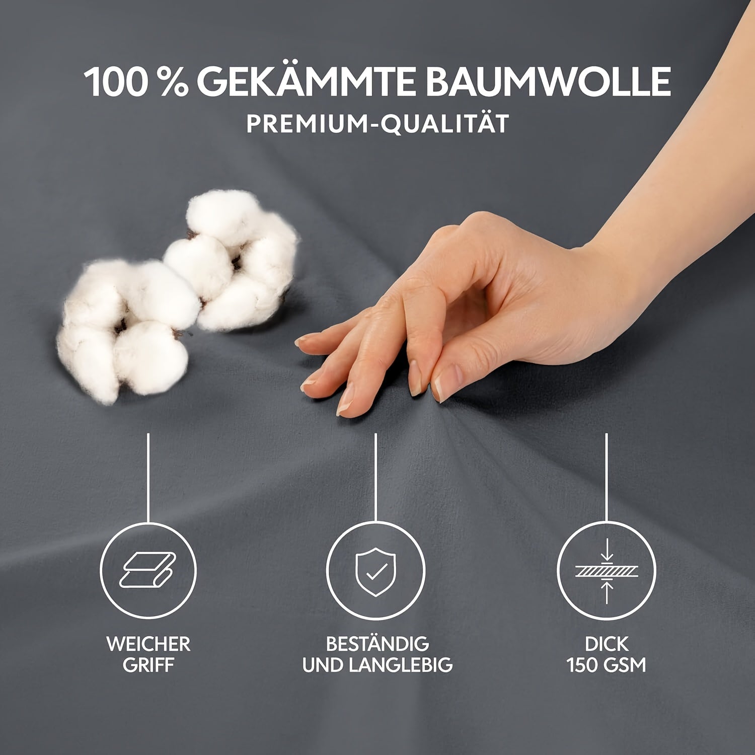 2 Pezzi Lenzuolo Jersey 100% Cotone 130gsm, Lenzuolo con Angoli Elastici, Gonna 30cm, Ipoallergenico, Traspirante, Adatto per Camera da Letto, Dormitorio e Camera degli Ospiti, Lavabile in Lavatrice, Biancheria da Letto Jersey